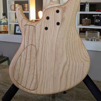 MTD Bass 535-24: Red Narra "10" top, Birdseye Maple Fingerboard, Ash Body & Neck! image 7