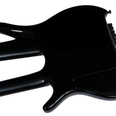 Muckelroy Custom Doubleneck Headless Bass 6-string Fretless 4-string Fretted 2016 Black *Video* image 17