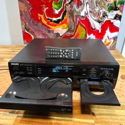Philips CDR785 Black Triple 3 CD Changer Dubbing Recorder CD-R/RW With Remote image 2