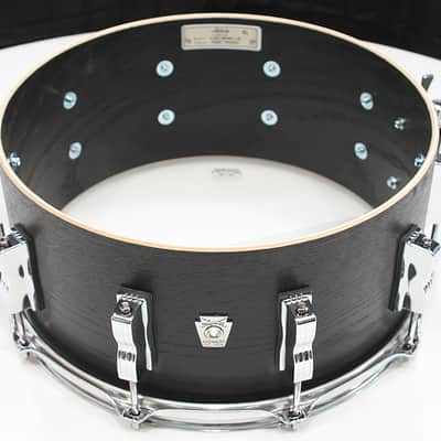 Ludwig Classic Oak 6.5" x 14" Snare Drum w/ VIDEO! Black Night Oak image 7