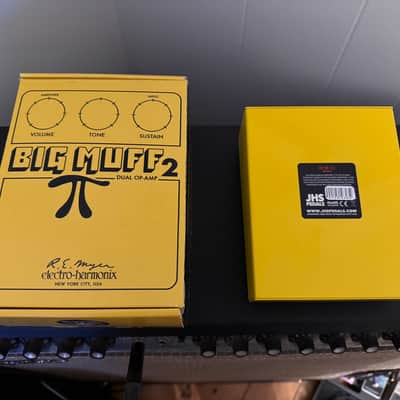 Electro-Harmonix / JHS Big Muff 2 Dual Op-Amp Fuzz 2025 YELLOW THIRD MAN EXCLUSIVE image 2