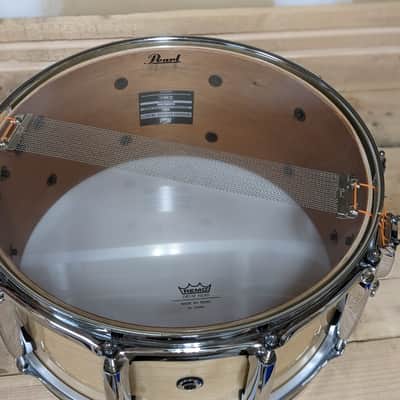 Pearl Session Studio Select 14x6.5" Birch/Mahogany snare - natural gloss image 10
