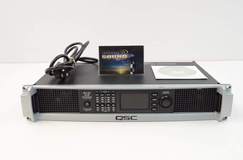 QSC PLD 4.2 プロセッサーアンプ 1600W QSC PLD 4.2 Four Channel Digital Processor DSP Power Amplifier