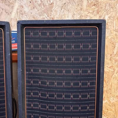 Vintage 1960s WEM Watkins 3x10 Amplifier PA Clip Columns Cabinets w Elac 10N/106 image 4