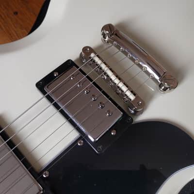 Gibson SG Standard-Lefty Left Hand w/ Historic Upgrades 61'-Ultra Rare MINT 2012-White image 13