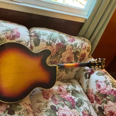 Sam Koontz F Hole Sunburst 18” Archtop 1970’s - Sunburst image 4