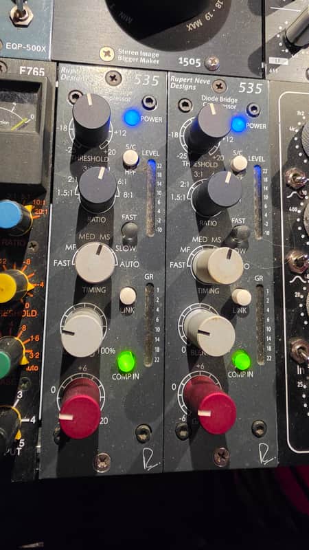 PAIR Rupert Neve Designs 535 500 Series Diode Bridge Compressor Module 2017 - Present - Shelford Blue image 1