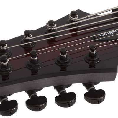 Schecter Omen Elite-8 MS LH - Black Cherry Burst (2469) image 7
