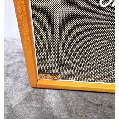 Marshall Bass Series 800 1984B 4X12 Bass Cabinet - Rare Orange Tolex Edition - Very Good image 14