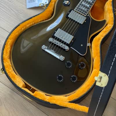 Gibson Les Paul Custom Shop Charcoal Metallic Gloss CH RARE Olive Drab Similar image 18