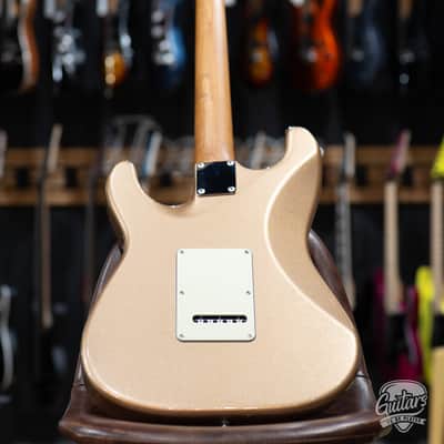Used Suhr Classic S Antique Vintage Limited HSS w/ Bag – Firemist Gold Metallic image 4