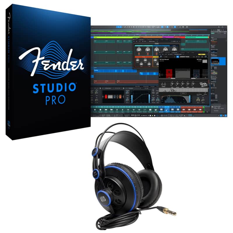 PreSonus Studio One Pro 7 DAW Recording Music Studio Software+HD7 Headphones image 1