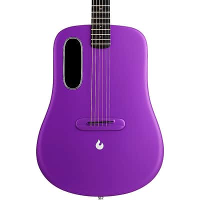 LAVA MUSIC LAVA ME 4 Carbon Fiber 38" Acoustic-Electric Guitar With Airflow Bag - Regular Purple image 1