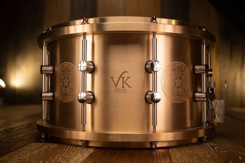 VK DRUMS (VAN KLEEF) 7EMPEST 14 X 8 CAST BRONZE DANNY CAREY