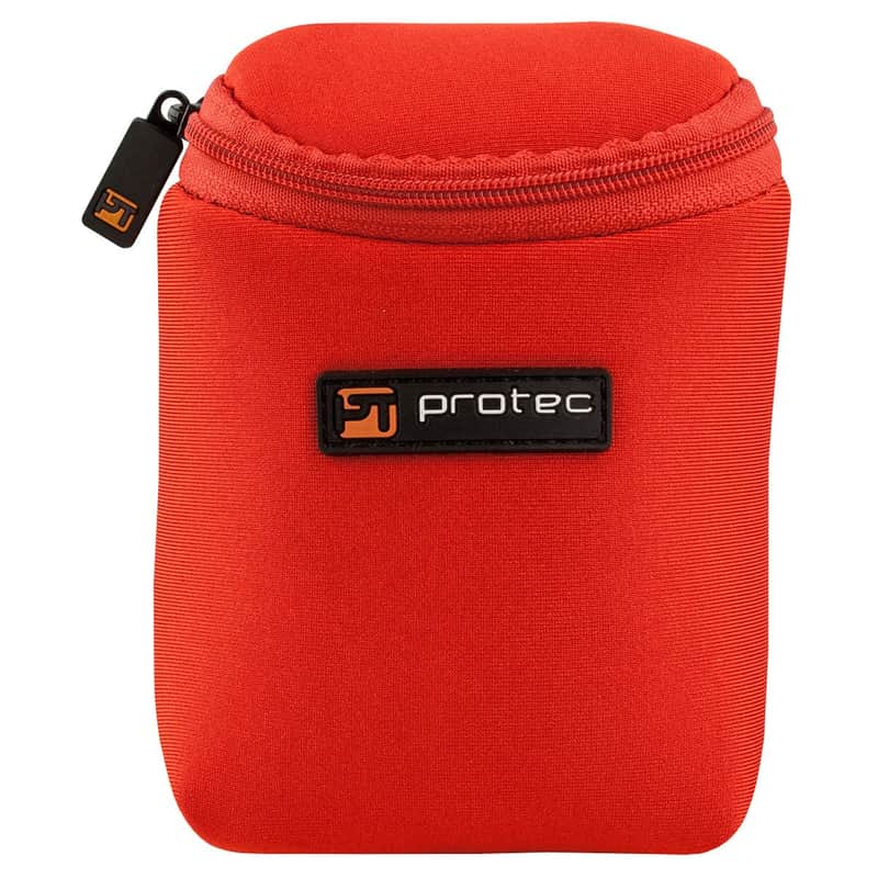 Protec Neoprene Mouthpiece 3-Piece Pouch Trumpet Red (N219RX) image 1