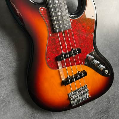 Schecter Japan Progauge PS-S-JB Jazz Bass 2014 Ebony Sunburst image 5
