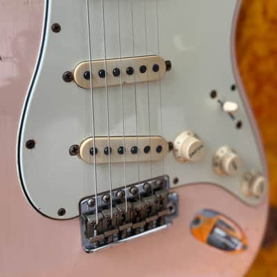 Fender Custom Shop 1959 Stratocaster 2020 - Super faded shell pink, Journey Man Relic image 3