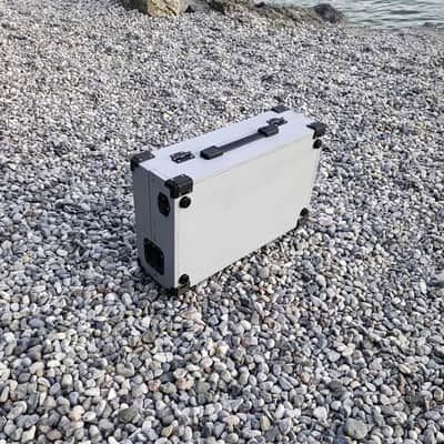 7U Eurorack Case Powered, 84 or 104hp, patched resealable modular synth image 13