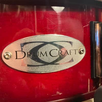 DrumCraft - 5x14" Series 6 Maple Snare Drum 2010–2013 - Transparent Red Lacquer image 2