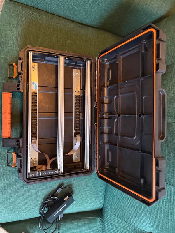 Custom 97HP 6U Powered Eurorack Travel Case Removable Lid image 1