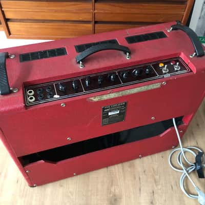 Vox AC30/6 TBX 3-Channel 30-Watt 2x12" Blue Alnico Guitar Combo 1995 Red (Warranty) image 3