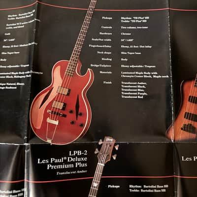 Gibson Nikki Sixx Bass Poster 1993 EB-750 650 Thunderbird IV Les Paul deluxe premium Plus 5 string Special LPB1 Standard 2 image 4