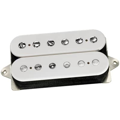 DiMarzio DP224FW Andy Timmons AT-1 F-Spaced Humbucker - White / Nickel Pole Pieces image 3