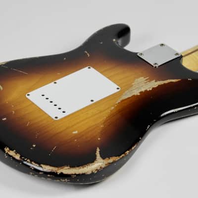 Fender Custom Shop Todd Krause Masterbuilt '54 Stratocaster Relic - Sunburst 2014 w/OHSC image 6