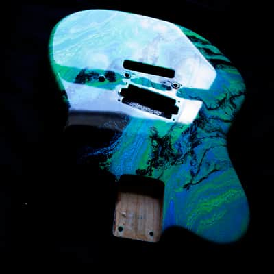 Custom Telecaster Style body with Kramer / Charvel Floyd Rose style routing image 8