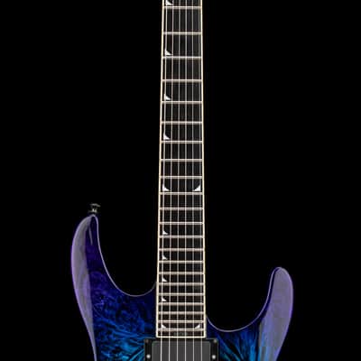 Jackson SLSMG Super Lightweight Soloist ('06-'11) - Eerie Dress Swirl #041708 with Hard Case image 5
