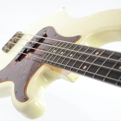 Fender 1962 Precision Bass Relic Olympic White Justin Meldal-Johnsen #32892 image 6