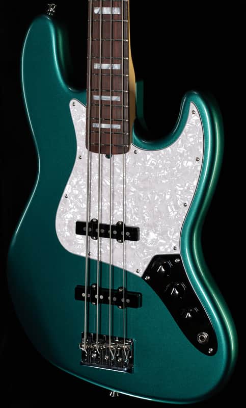 Fender Adam Clayton Jazz Bass, Rosewood Fingerboard, Sherwood Green Metallic (158) image 1