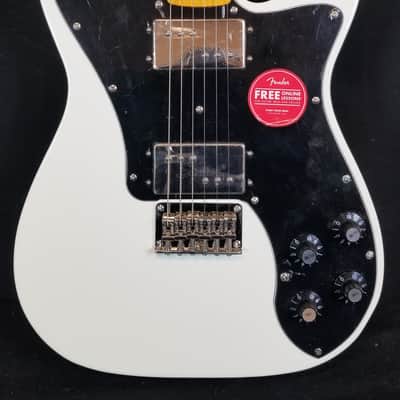 Squier Classic Vibe '70s Telecaster Deluxe HH Electric Guitar, Maple Fingerboard, Olympic White image 1