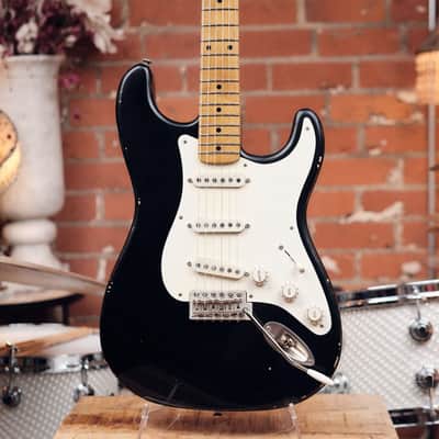 K-Line Springfield S-Style Electric Guitar - Black with Maple  #060157 image 2