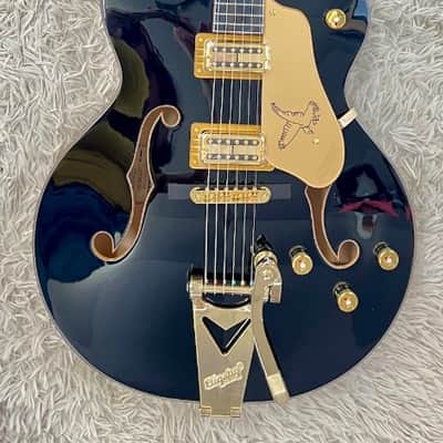 Gretsch Synchromatic Falcon Hollow Body Single-Cut w/Bigsby, Ebony board, Black image 10
