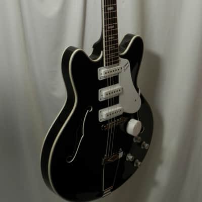 Vox Bobcat S66 Black Semi-Hollow Electric with case image 4