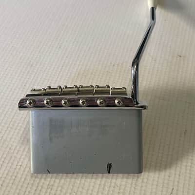 1990's Fender USA Eric Clapton Signature Stratocaster 6 Post Chrome Tremolo Bridge & Arm image 16