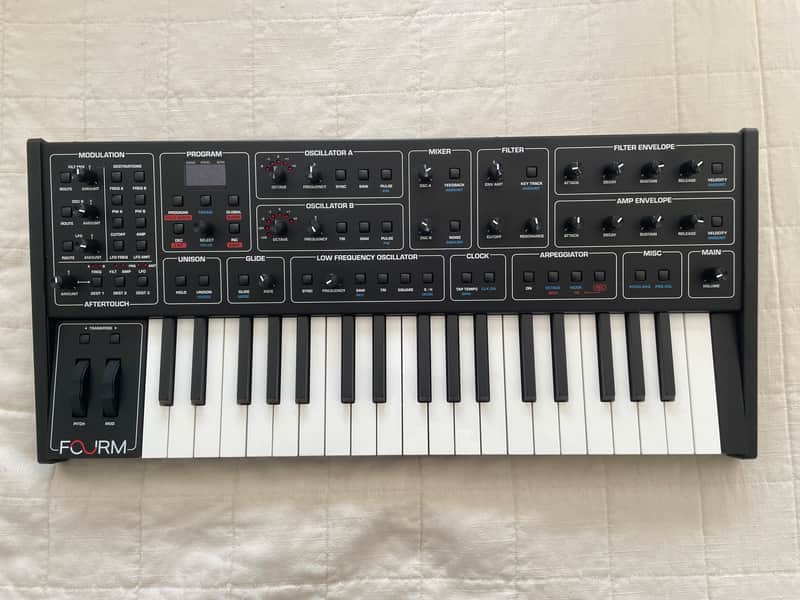 Sequential Fourm 37-Key 4-Voice Polyphonic Synthesizer 2025 - Present - Black image 1