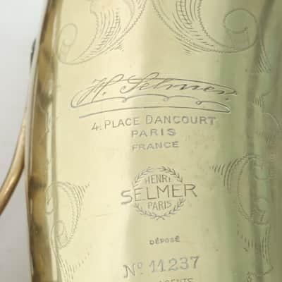 Selmer Paris New Large Bore Baritone Saxophone SN 11237 ROBERT HOWE COLLECTION image 6
