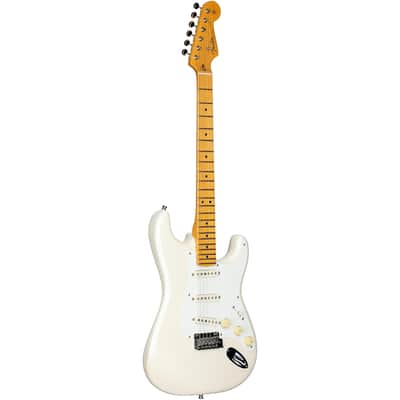 Fender Lincoln Brewster Signature Stratocaster Electric Guitar, Maple Fingerboard (with Case), Olympic White image 7