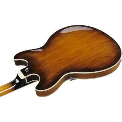 Ibanez AS7328 AS Artcore Baritone Electric Guitar - Tobacco Brown image 6