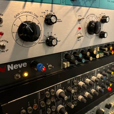 Neve V racked channel strip Mic Preamp & EQ with custom PSU - mic and line I/O image 1