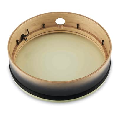 Latin Percussion 14" x 4" Tunable Tar Frame Drum - Black Fade image 2