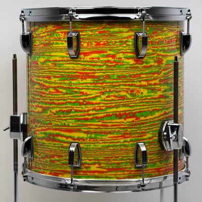 Ludwig 12x18"/8x12"/14x14" Classic Maple 'Jazzette New Yorker' Drum set - Citrus Mod image 10