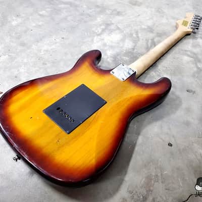 Cort / Memphis / Samick Lawsuit Era MIK S-Style Electric Guitar (1970s, Honeyburst) image 20