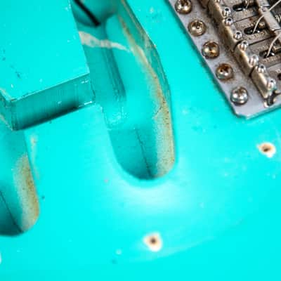 1965 Fender Stratocaster Surf Green Owned by Brian Setzer image 14