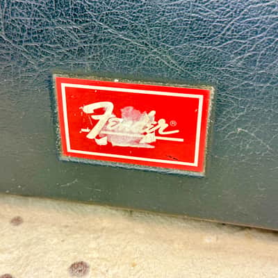 Fender Red Logo Bass Guitar Case 1990's - Black image 2