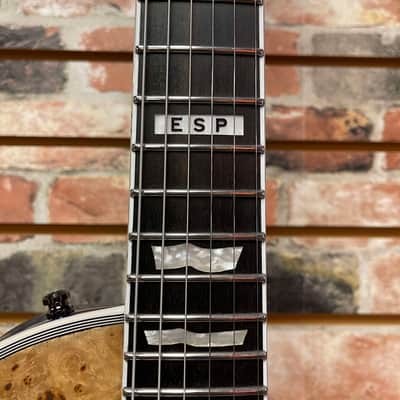 ESP EII Eclipse Burled Maple Blue Natural Fade image 5