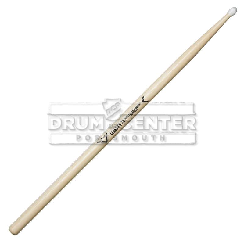 Vater American Hickory Classics 7A Nylon Tip Drum Sticks image 1