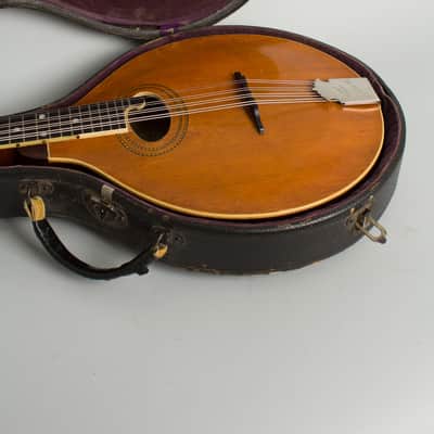 Gibson  Style H-1 Carved Top Mandola (1910), ser. #9789, original black hard shell case. image 12
